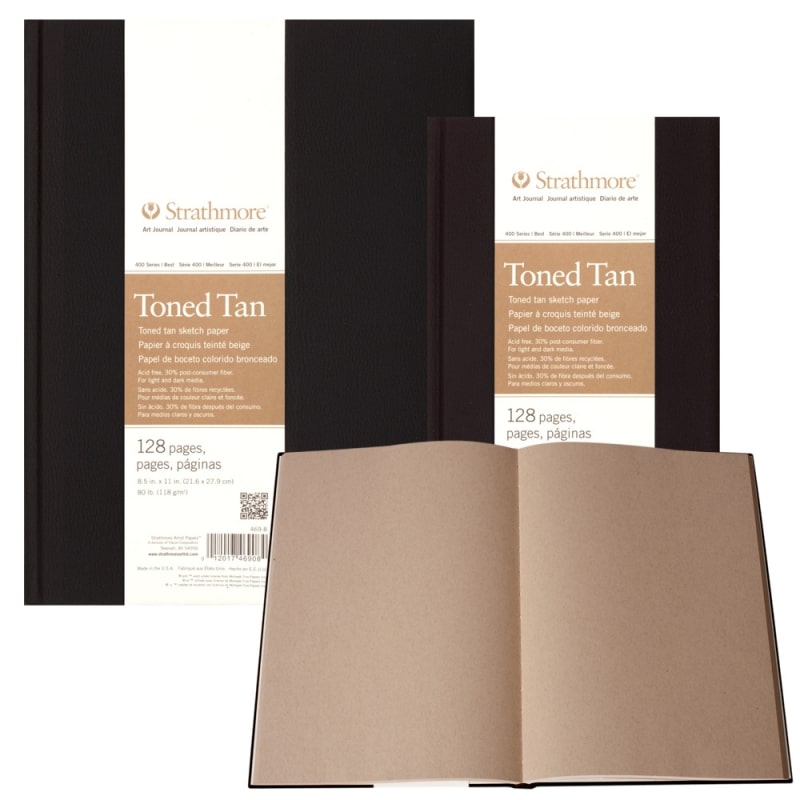 Strathmore Toned Tan Sketch Paper 112 Pages