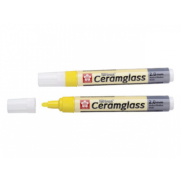 Sakura Glass and Ceramic Pen Yellow 2.0mm