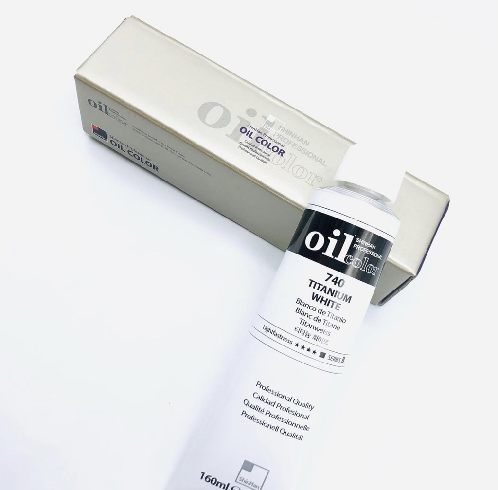 Shinhan Art Oil Color Titanium White 740 160ml