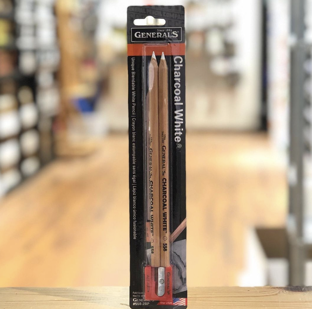 General White Charcoal Pencil