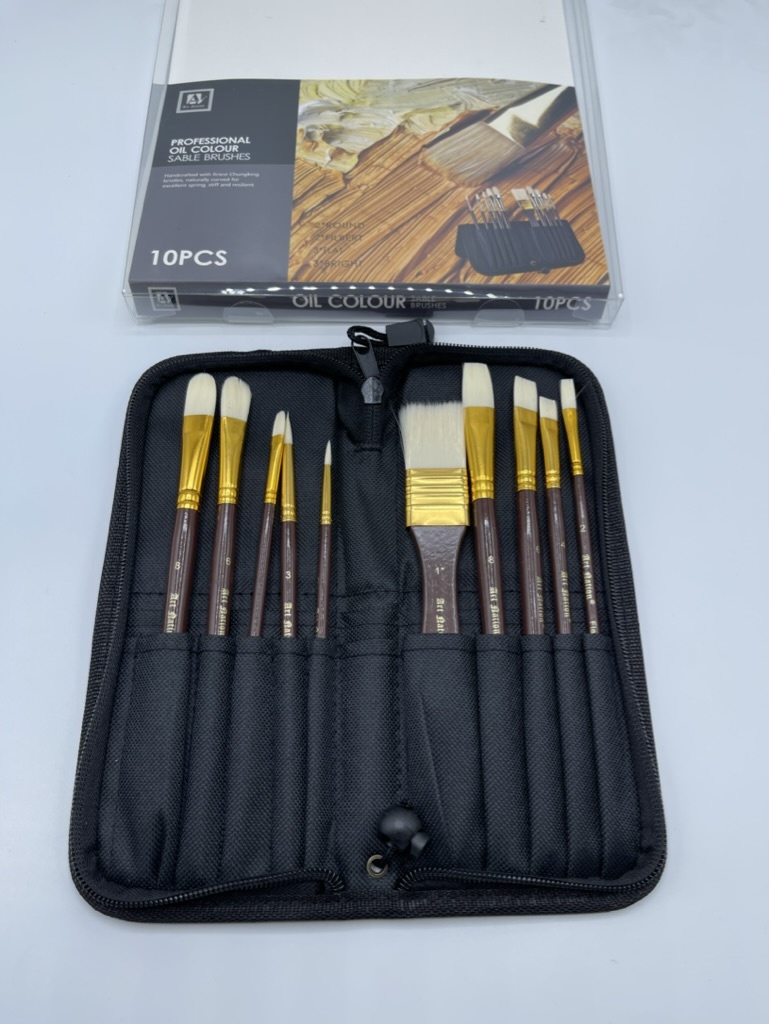 Art Nation Oil Brush Set 10 Brushes