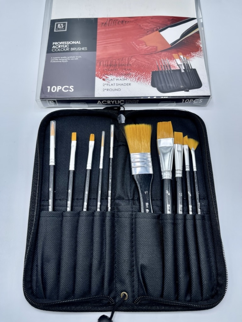 Art Nation Acrylic Brush Set 10 Brushes