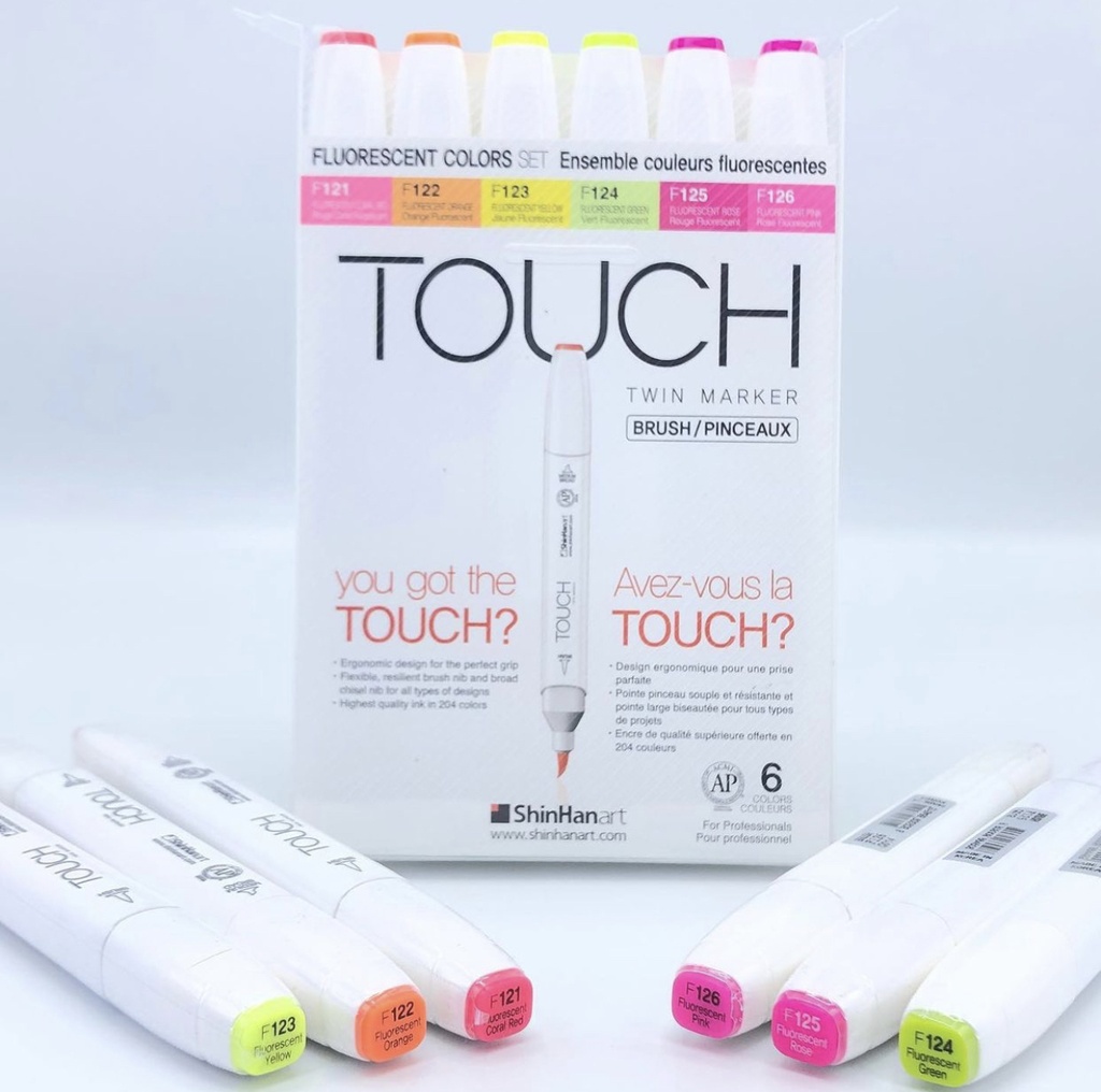 Shinhan Art 6-Piece Highlighter Set