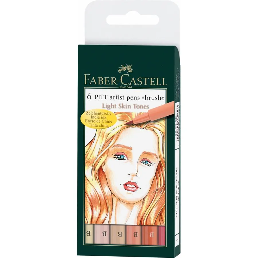 Faber Castell Pitt Artist Pen Brush Light Skin Tones