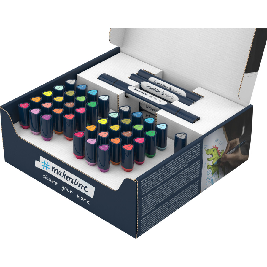 Schneider Paint It 040 Twin Marker Box 41 Pcs