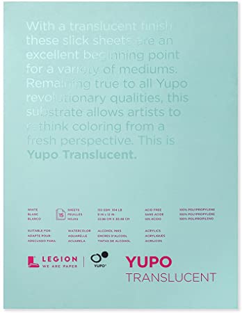 yobo transparent alcoholic ink sheets 15 pages