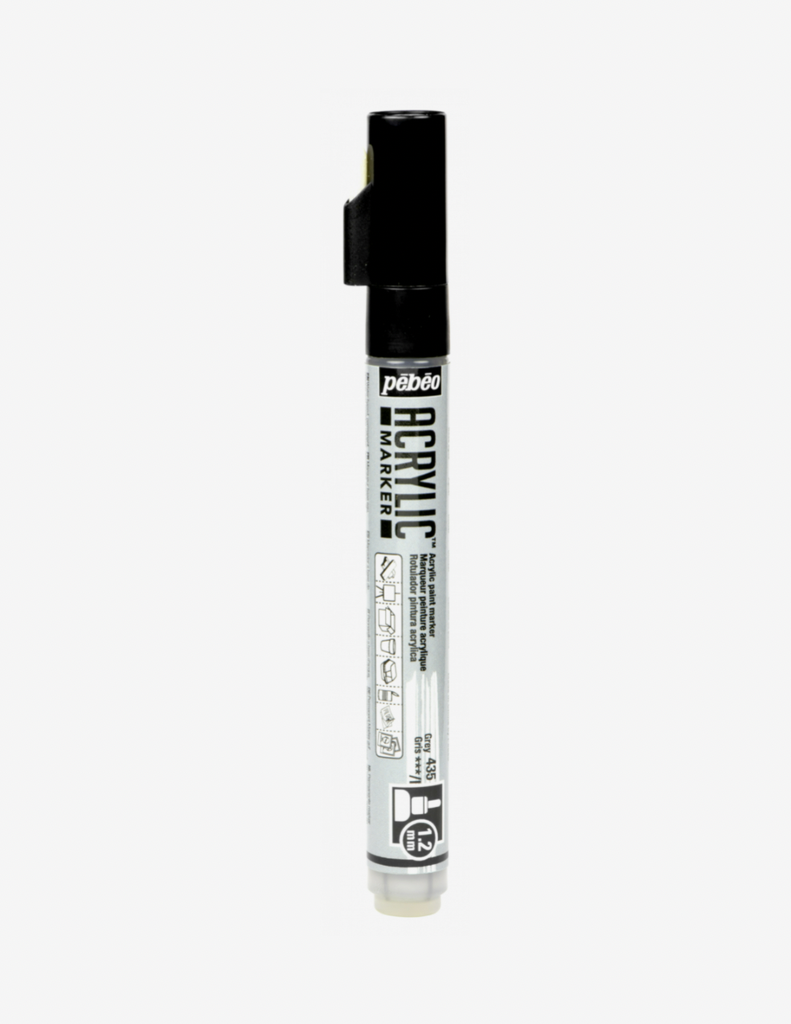 [3167862057355] Pebeo Acrylic Marker 1.2 Tip 2 (قراي)