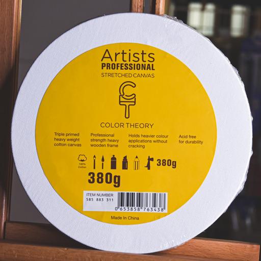 Color Theory Canvas Round