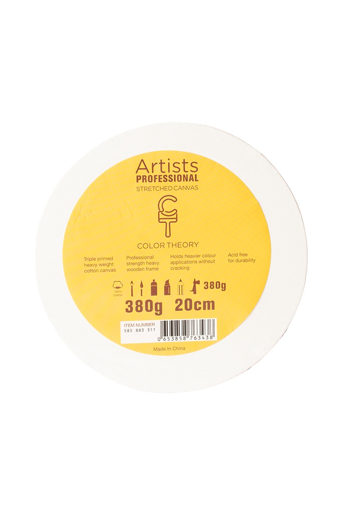 Color Theory Canvas Round