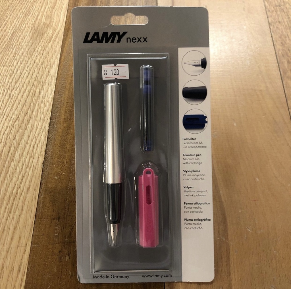 Lamy Nexx Pink Fountain Pen