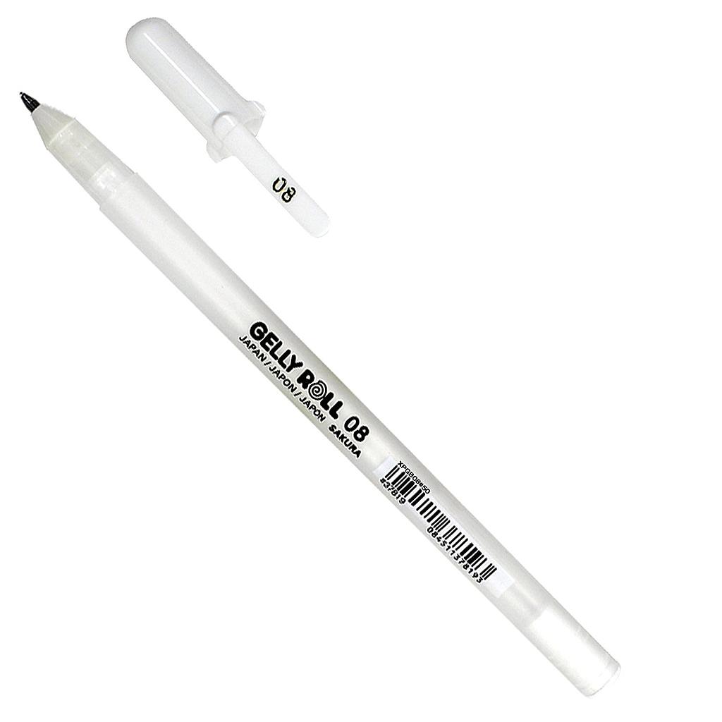 [084511378193] Sakura Pen Gel White 08