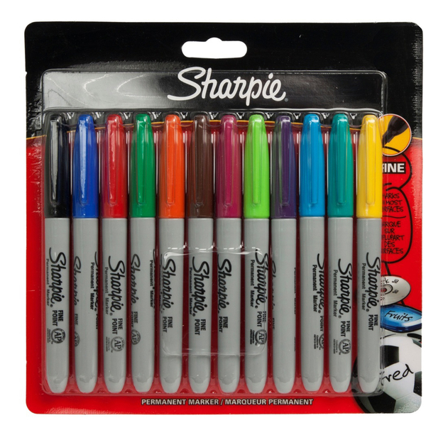 Sharpie All-Surface Markers 12 Colors
