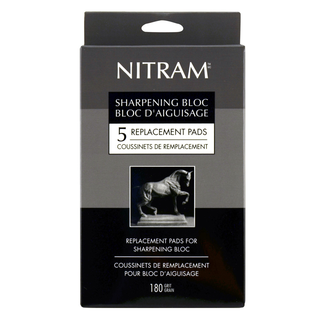 [855337003282] Nitram Charcoal Sanding Pack 5 Pieces