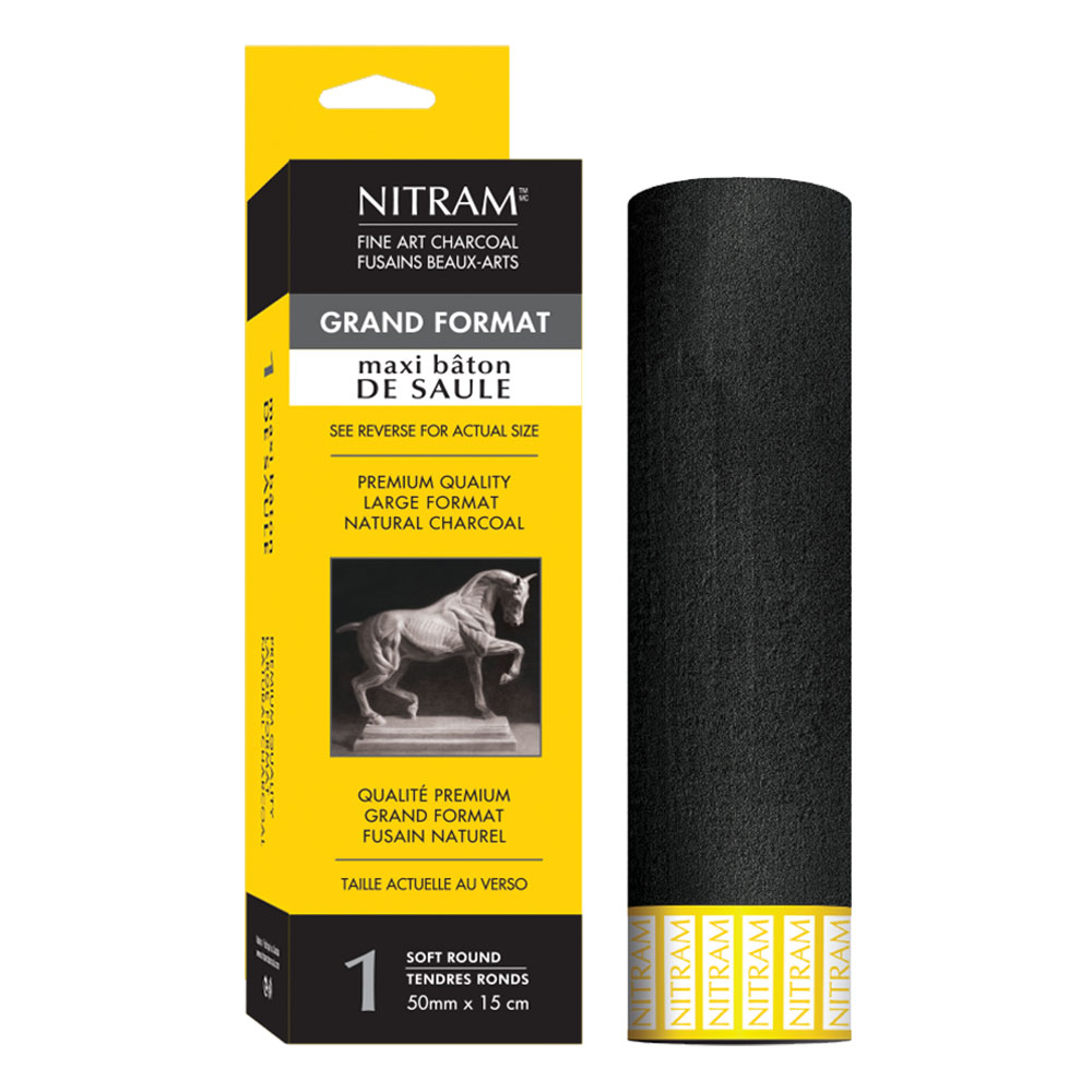 [855337003039] Nitram Maxi Baton De Saule 1soft Round Tendres Rond 50 mm x 15 cm