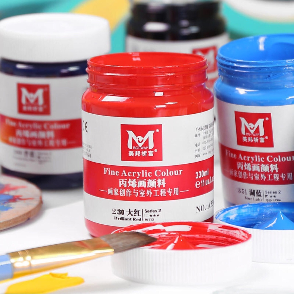 [6949905222121] MBGI-WAP Acrylic Colors 330ml (781  غراس غرين)