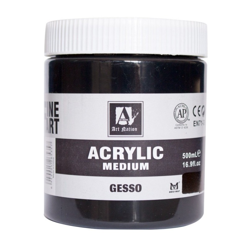 Art Nation Black Gesso 500ml