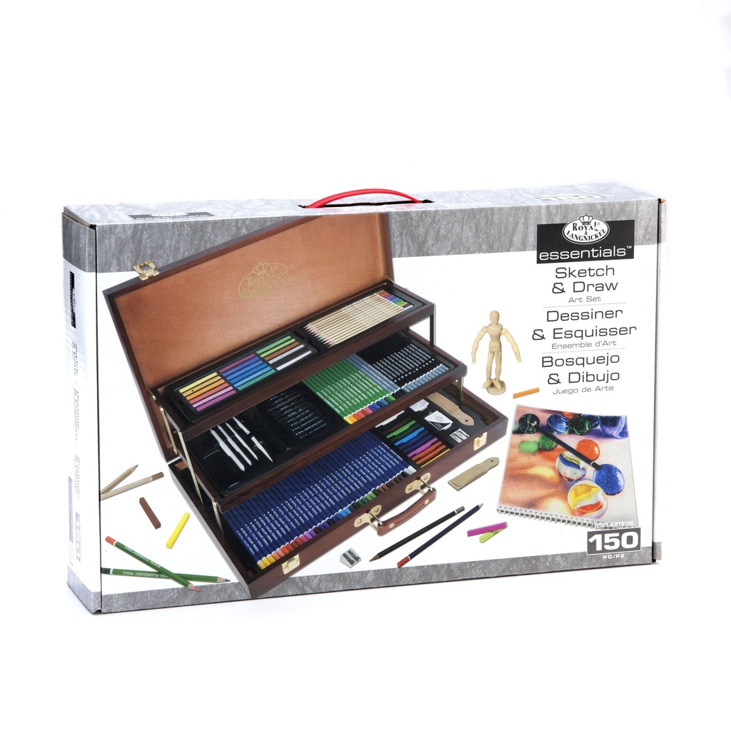 royal langnickel sketching set 150 pc