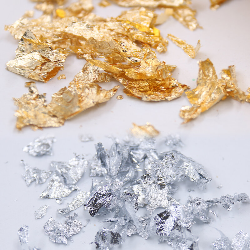 [7749015000003] Sbs Gold Leaf Flakes (فضي)