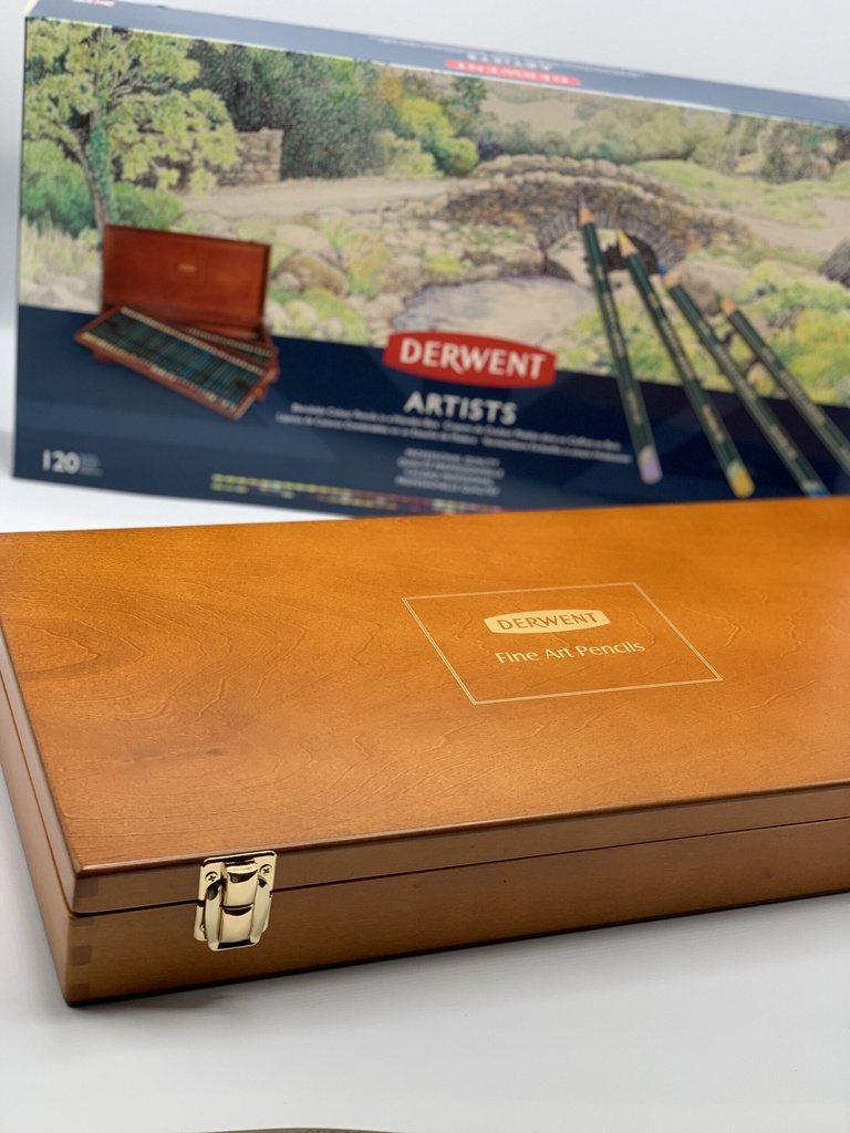 DERWENT ألوان خشبية 120قلم