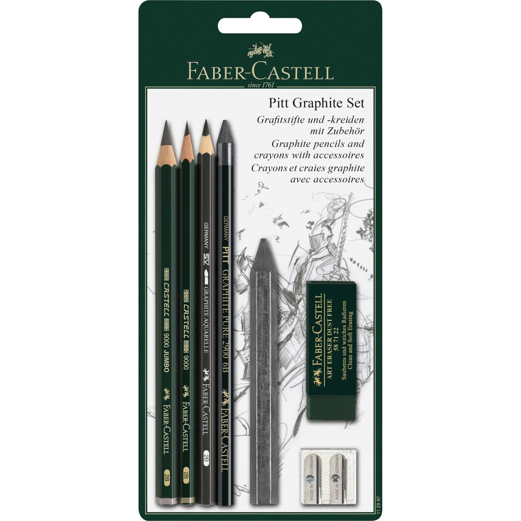 Faber Castell Pitt Graphite Set 7 Pcs