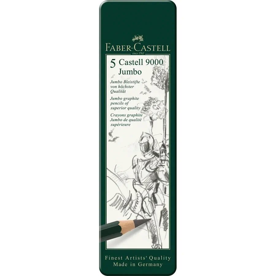 [4005401193050] Faber Castell 9000 Jumbo Graphite 5 Pencil