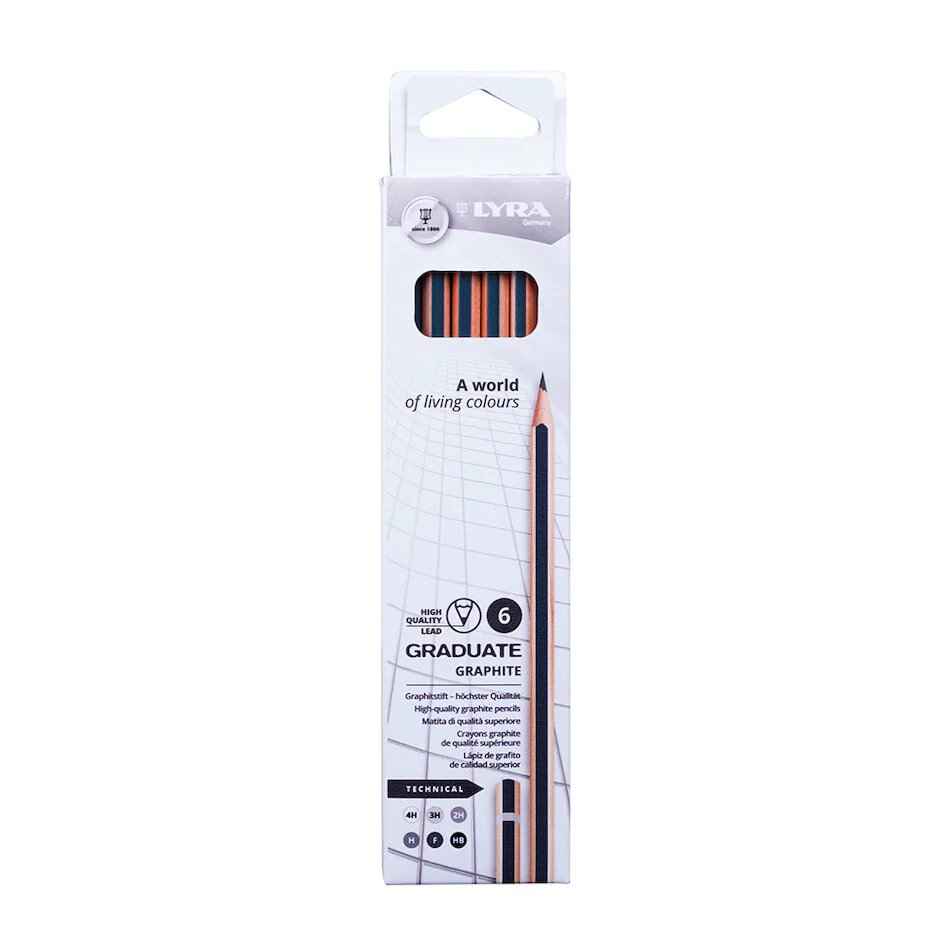 [4084900105603] Lyra Graduate Graphite Technical 6 Pcs