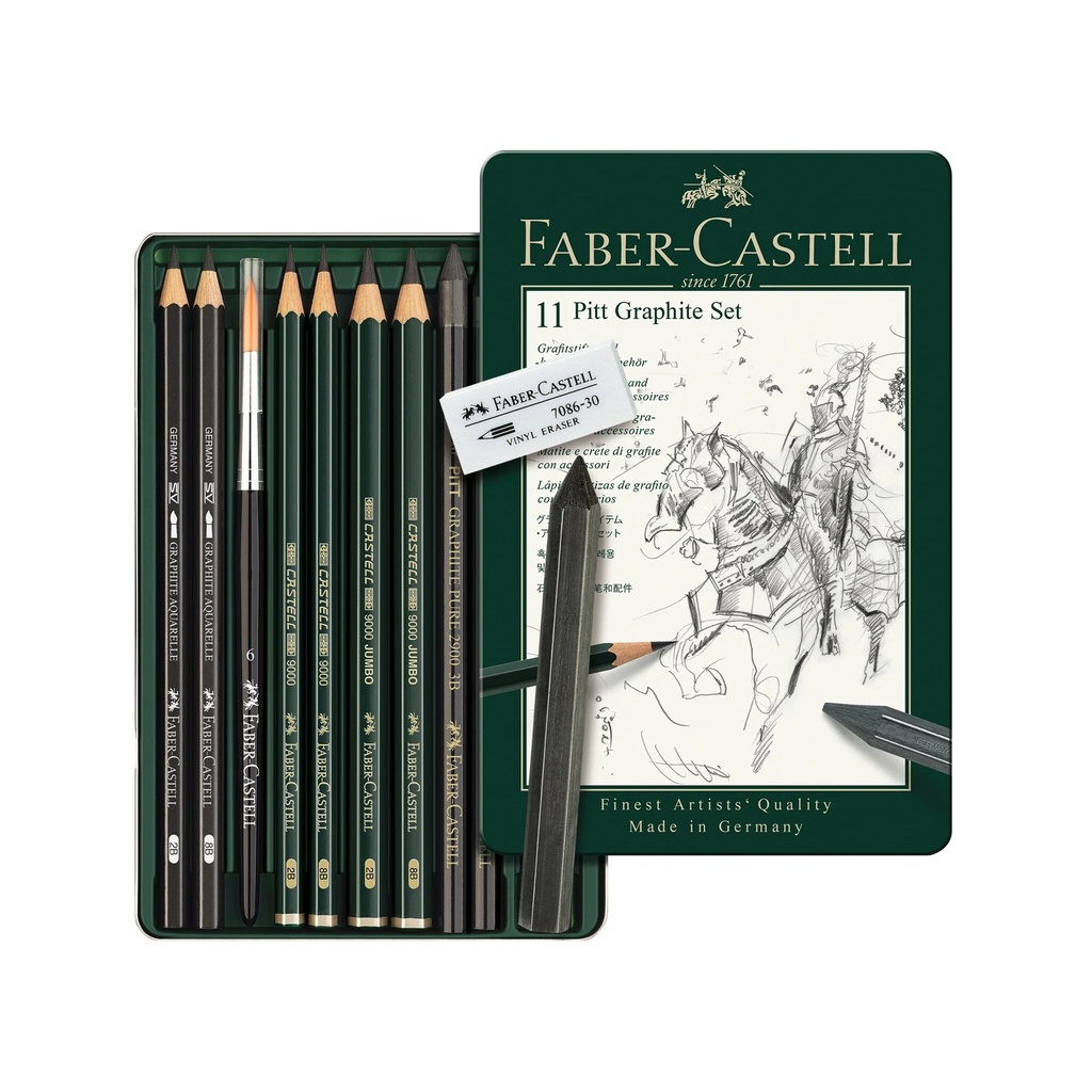 Faber Castell Pitt Graphite Set 11 Pcs