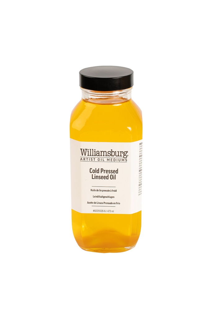 WS Oil Mediums Cold Pressed Linseed Oil 473ml 
