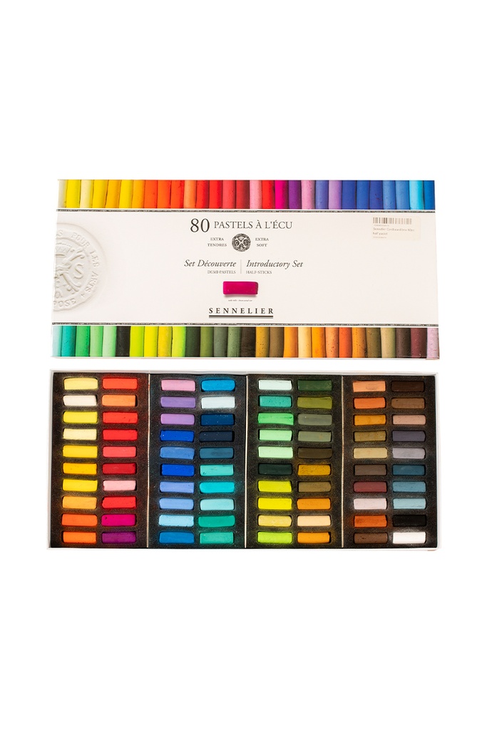 Sennelier صندوق كرتون 80pc نصف باستيل